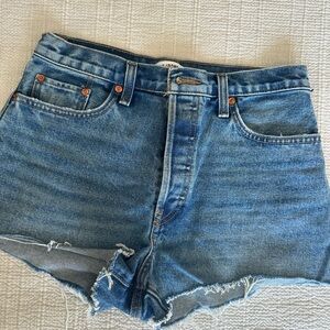 NWOT Re/done Shorts